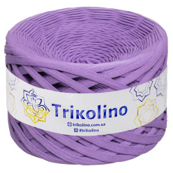 Пряжа трикотажна Trikolino 7-9 мм 100 м Бузок