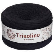 Пряжа трикотажна Trikolino 7-9 мм 100 м Черный