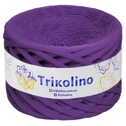 Пряжа трикотажна Trikolino 7-9 мм 100 м Cливовий