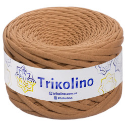 Пряжа трикотажна Trikolino 7-9 мм 100 м Карамель