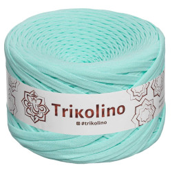 Пряжа трикотажна Trikolino 7-9 мм 100 м М'ятний