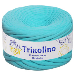 Пряжа трикотажна Trikolino 7-9 мм 100 м Ментол