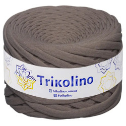 Пряжа трикотажна Trikolino 7-9 мм 100 м Мокко