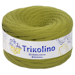 Пряжа трикотажна Trikolino 7-9 мм 100 м Оливковий Royal