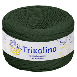 Пряжа трикотажна Trikolino 7-9 мм 100 м Оливковий хакі