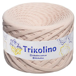 Пряжа трикотажна Trikolino 7-9 мм 100 м Пудра