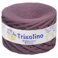 Пряжа трикотажна Trikolino 7-9 мм 100 м Сирень