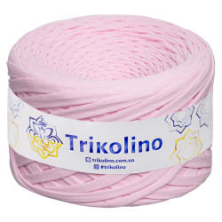 Пряжа трикотажна Trikolino 7-9 мм 100 м Рожева пудра