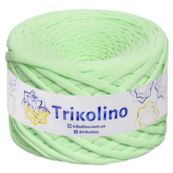 Пряжа трикотажна Trikolino 7-9 мм 100 м Светло-зеленый