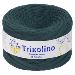 Пряжа трикотажна Trikolino 7-9 мм 100 м Темно-зеленый