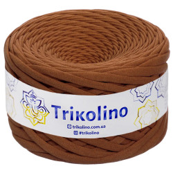 Пряжа трикотажна Trikolino 7-9 мм 100 м Терракот