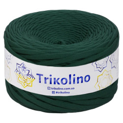 Пряжа трикотажна Trikolino 7-9 мм 100 м Зеленый мох