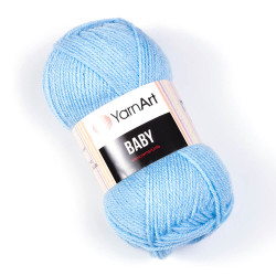 Пряжа YarnArt Baby 215 Світло-блакитний