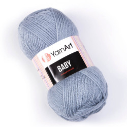 Пряжа YarnArt Baby 3072 Світло-сірий
