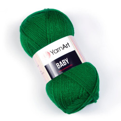 Пряжа YarnArt Baby 338 Зелений