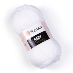 Пряжа YarnArt Baby 501 Білий