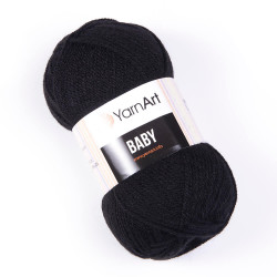 Пряжа YarnArt Baby 585 Чорний