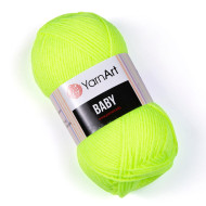 Пряжа YarnArt Baby 8232 Салатовий неон