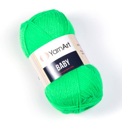 Пряжа YarnArt Baby 8233 Зеленый