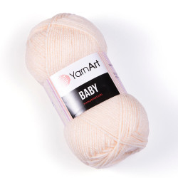 Пряжа YarnArt Baby 854 Светлый персик