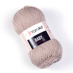 Пряжа YarnArt Baby 857 Серо-бежевый
