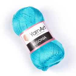 Пряжа YarnArt Begonia 0008 Бірюзовий