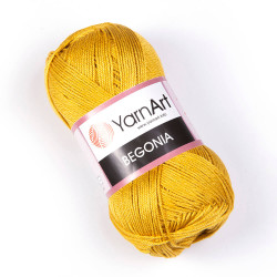 Пряжа YarnArt Begonia 4940 Жовтий