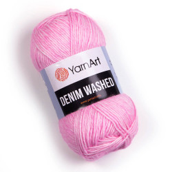 Пряжа YarnArt Denim Washed 906 Світло-рожевий