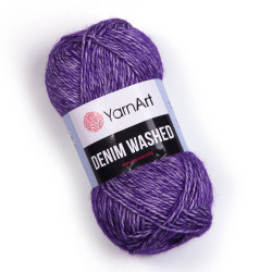 Пряжа YarnArt Denim Washed 907 Фіолетовий