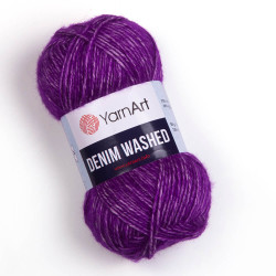 Пряжа YarnArt Denim Washed 921 Темно-фіолетовий