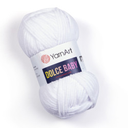 Пряжа YarnArt Dolce Baby 741 Білий