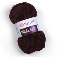 Пряжа YarnArt Dolce Baby 775 Темно-коричневый