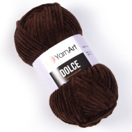 Пряжа YarnArt Dolce 775 темно-коричневий