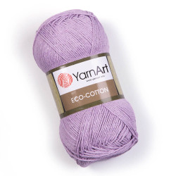 Пряжа YarnArt Eco Cotton 771 Светлая сирень