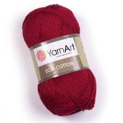 Пряжа YarnArt Eco Cotton 776 Бордовый