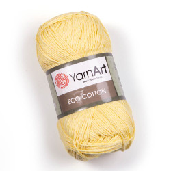 Пряжа YarnArt Eco Cotton 778 Светло-желтый