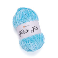 Пряжа YarnArt Fable Fur 975 Бірюза