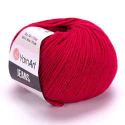 YarnArt Jeans 51 Темно-красный