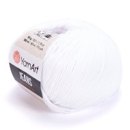 YarnArt Jeans 62 Білий