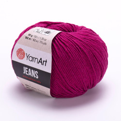 YarnArt Jeans 91 Темно-бордовий