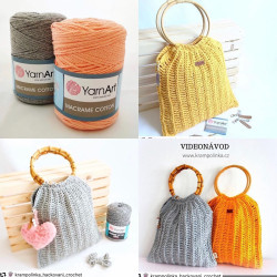 Пряжа YarnArt Macrame Cotton 750 Черный (old series)