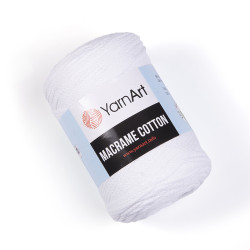 Пряжа YarnArt Macrame Cotton 751 белый