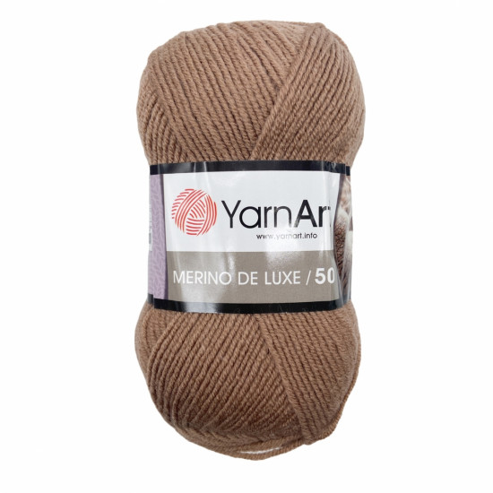 Пряжа YarnArt Merino De Luxe 50 514-Какао