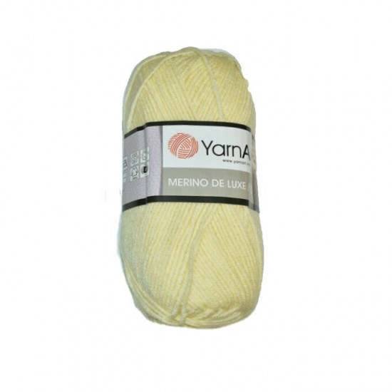 Пряжа YarnArt Merino De Luxe 50 7003-Крем