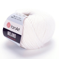 Пряжа YarnArt Milano 851 Белый