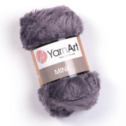 Пряжа YarnArt Mink 335 Cерый