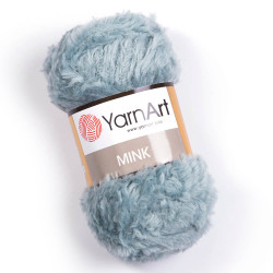 Пряжа YarnArt Mink 348 Светло-бирюзовый
