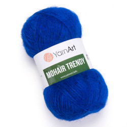 Пряжа YarnArt Mohair Trendy 128 Синий