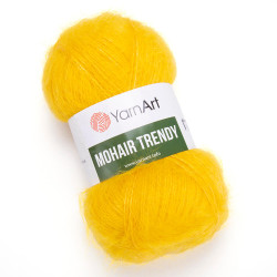 Пряжа YarnArt Mohair Trendy 136 Желтый