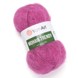 Пряжа YarnArt Mohair Trendy 144 Роза